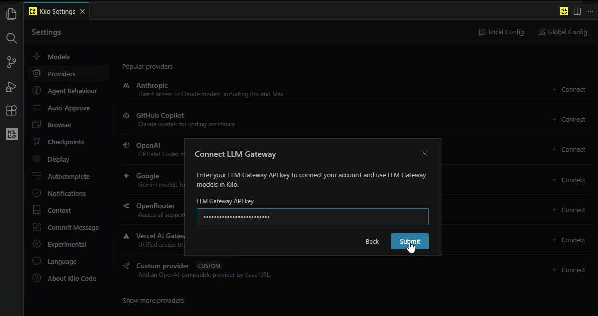 Connect PassingRight — enter API key
